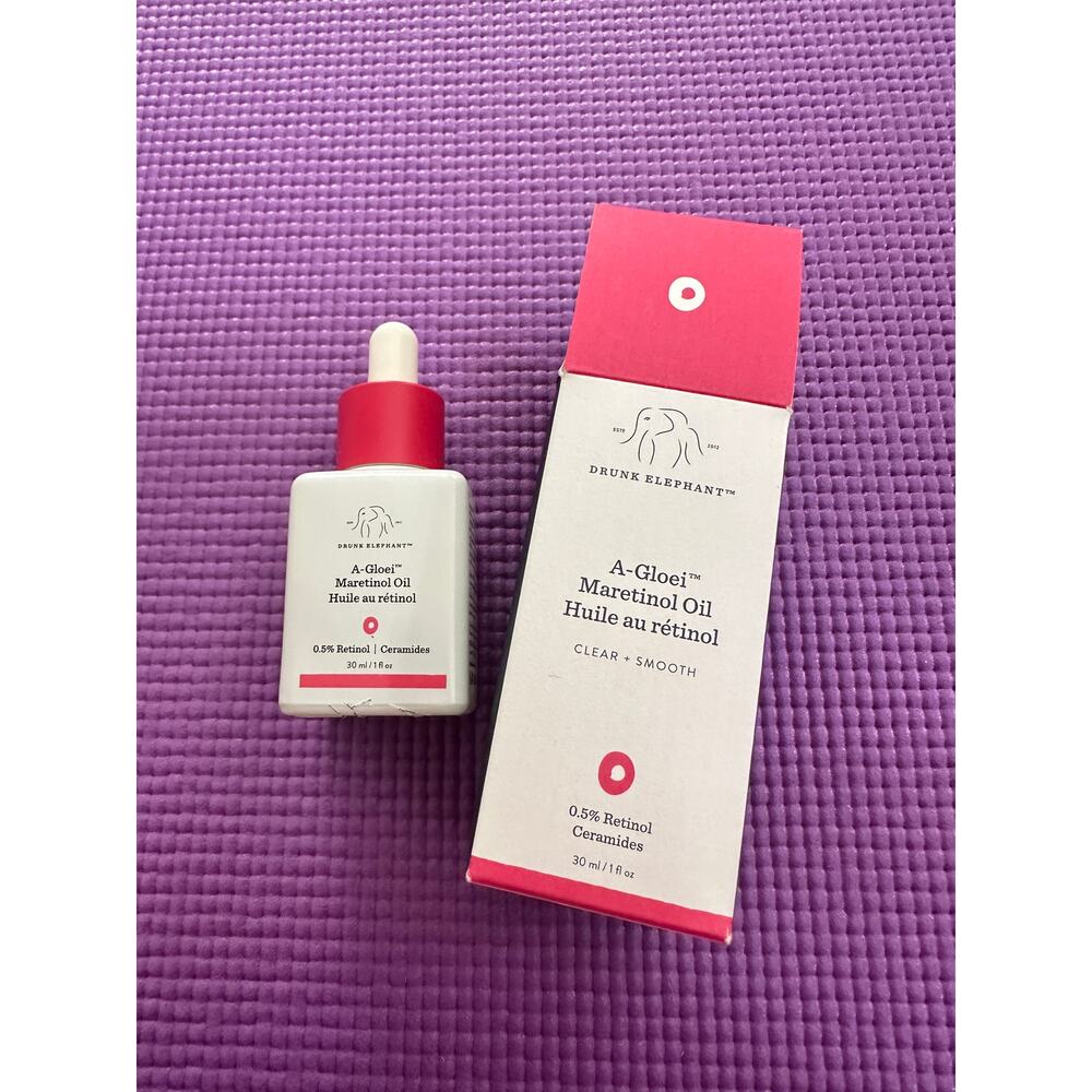 $73 Drunk Elephant A Gloei Maretinol Face Oil Retinol Skincare NEW 30ml